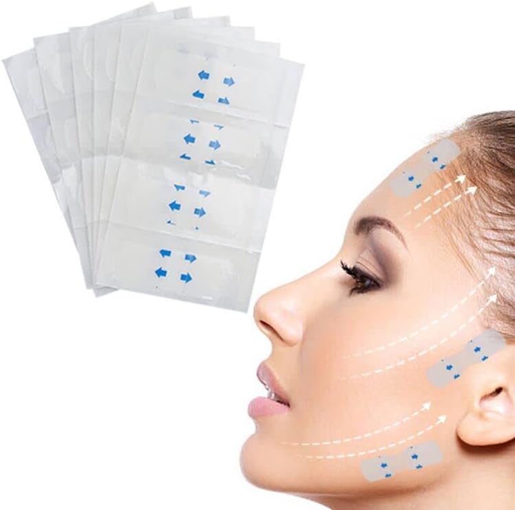 Unidad exta Tiras Lifting facial Anti-edad l 60 Unidades Transparentes
