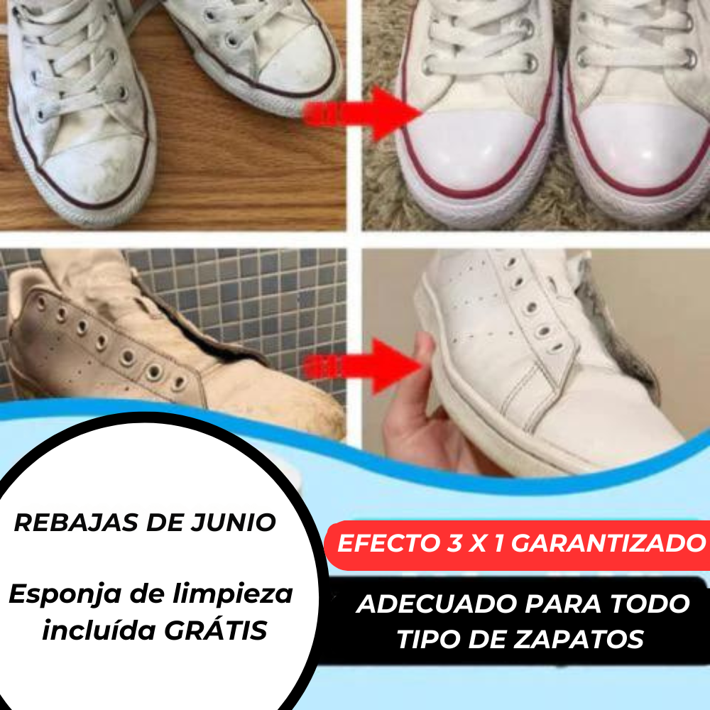 Unidad extra Restaurador de Zapatos l Para cualquier Superficie: Cuero, Lona, Piel Lisa y Sintética (copia)