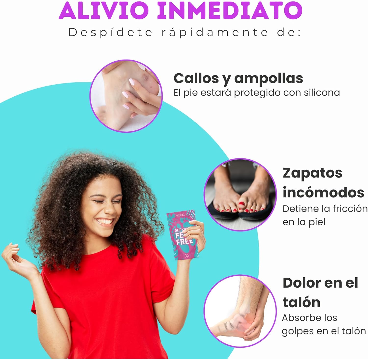 Talonera ortopédica ajustable - PharmaFoot™