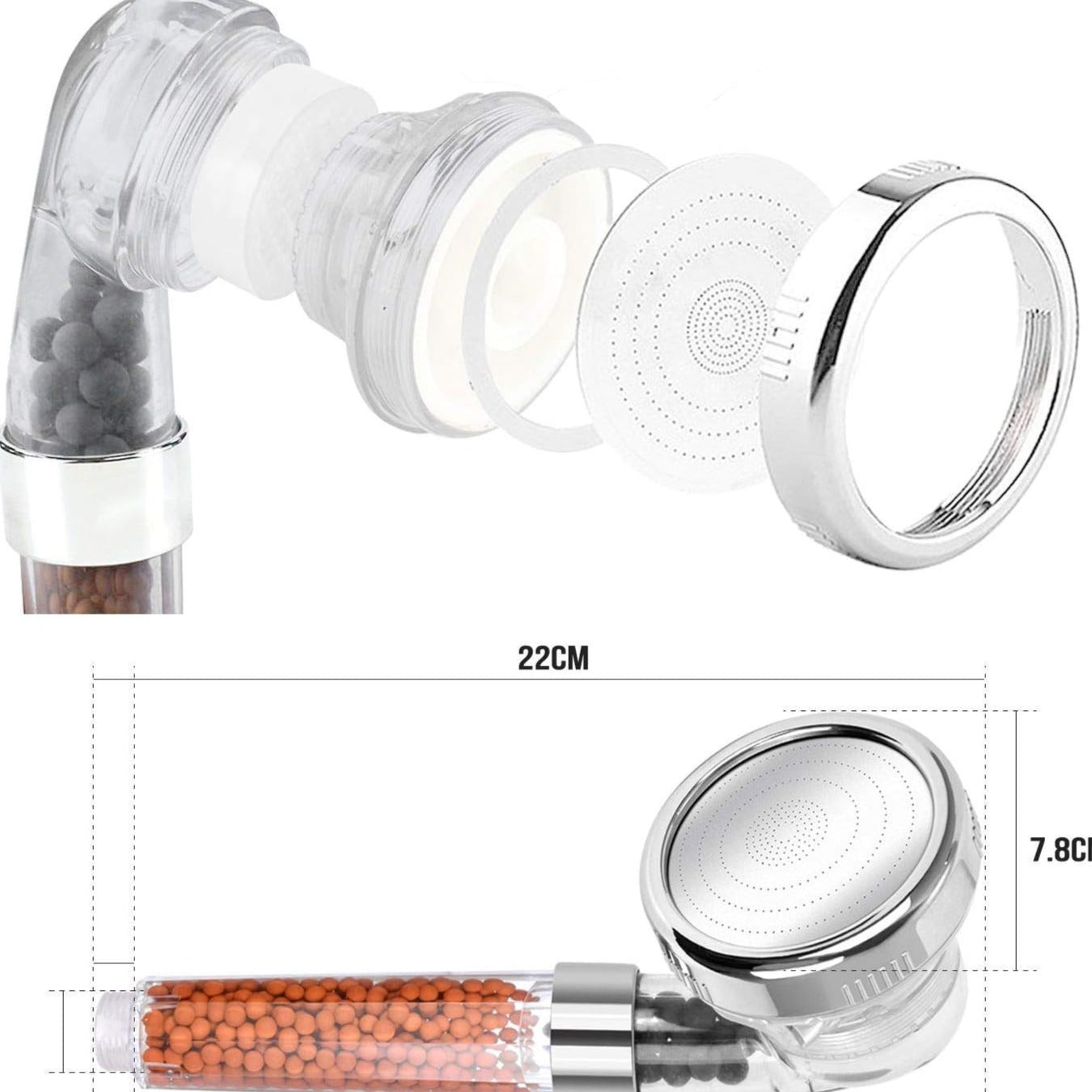 Ducha Iónica de alta Presión Universal - Pure™