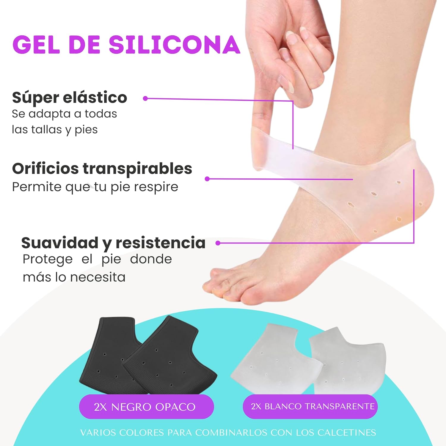 Talonera ortopédica ajustable - PharmaFoot™