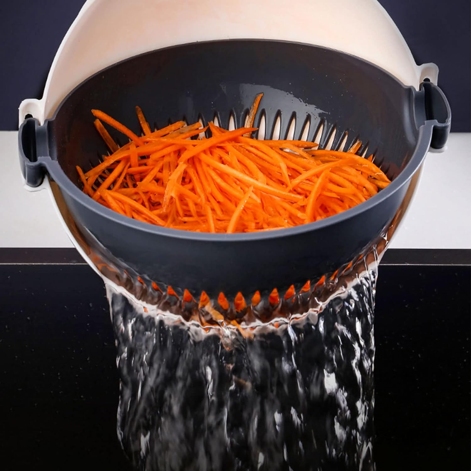 Unidad Extra Cortador de Verduras Multifunción 9 en 1 + Colador GRATIS