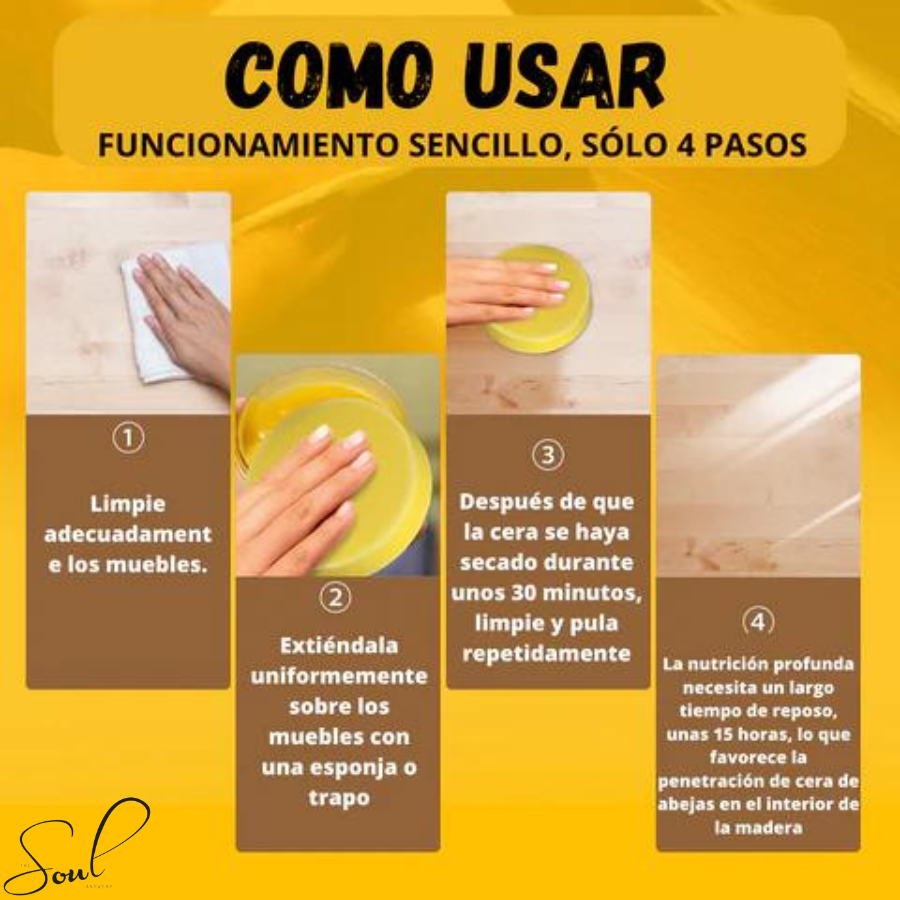 Cera restauradora para Muebles y Tapicerías l Beewax™