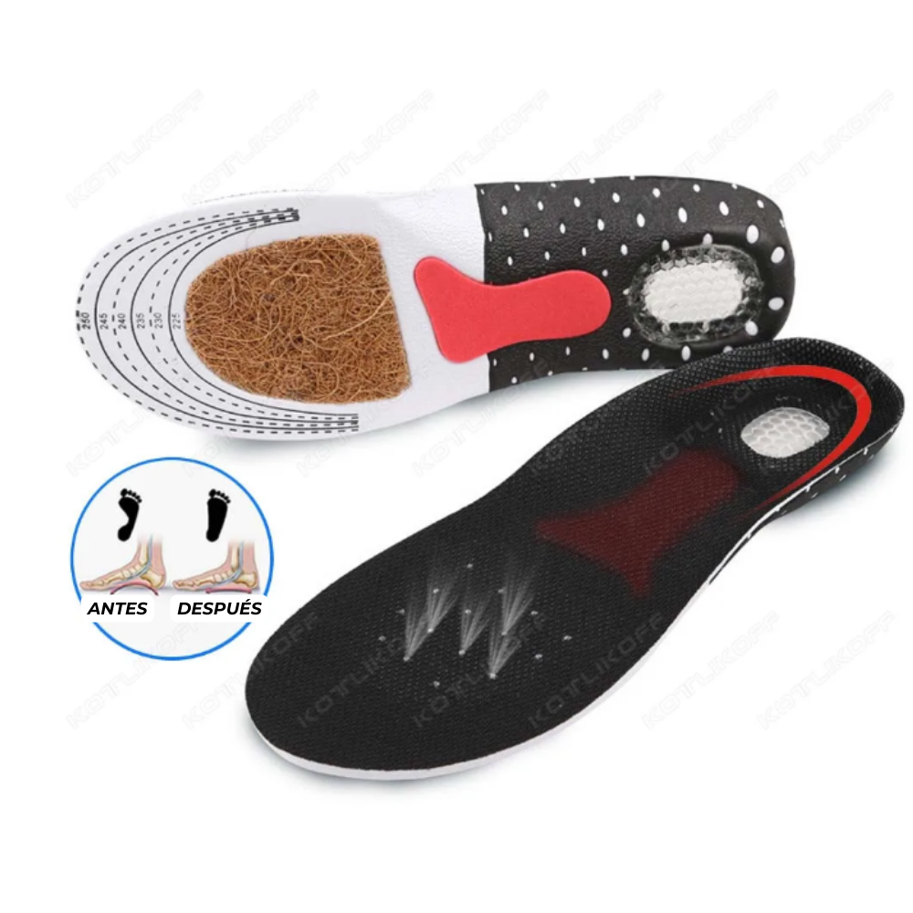 Plantillas ortopédicas Unisex l Comodidad para Todo el Día