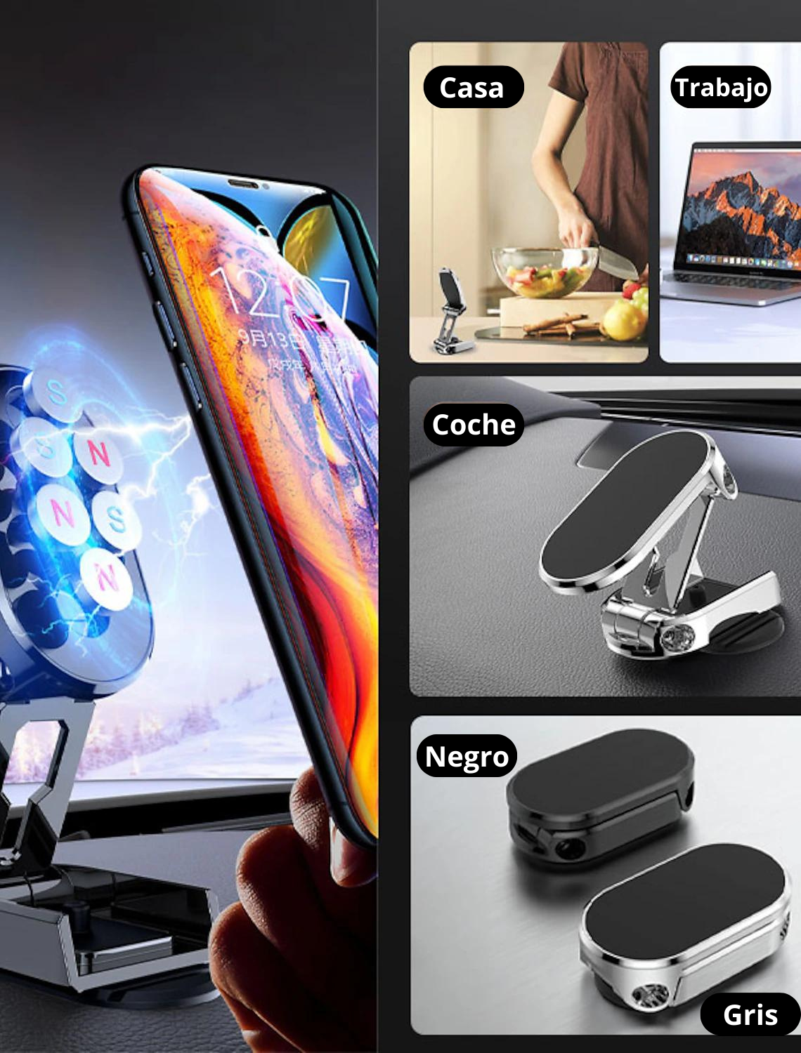 Soporte Electromagnetico Para Teléfono