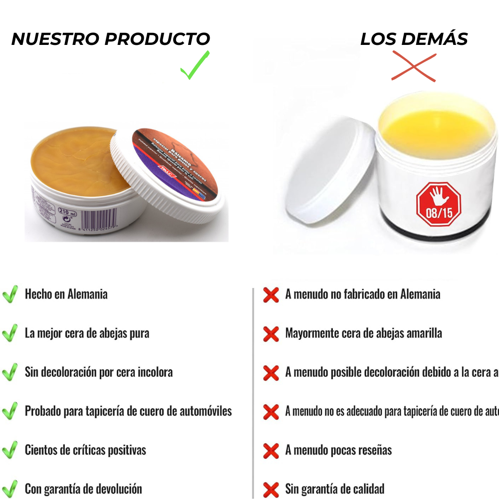 Cera restauradora de Cuero y Tapicerías - Wilmut™